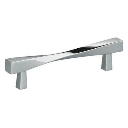 Marquee Protection 9009-118.26 4.625 in. Center to Center Modern Twisted Cabinet Pull, Bright Chrome MA2005160